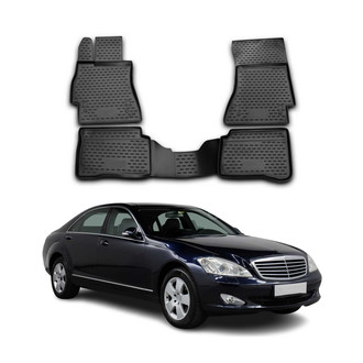OMAC® - Classic 1st & 2nd Row Black Floor Mat Set