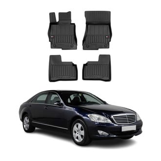 OMAC® - Premium 1st & 2nd Row Black Floor Mat Set