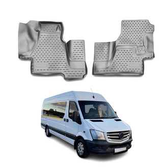 OMAC® - Classic 1st & 2nd Row Gray Floor Mat Set