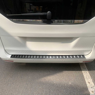 OMAC® - Silver with Black Rear Bumper Sill Cover