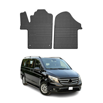 OMAC® - Classic 1st & 2nd Row Black Floor Mat Set