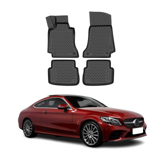 OMAC® - Classic 1st & 2nd Row Black Floor Mat Set