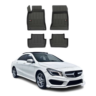OMAC® - Premium 1st & 2nd Row Black Floor Mat Set