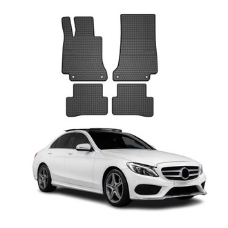 OMAC® - Classic 1st & 2nd Row Black Floor Mat Set