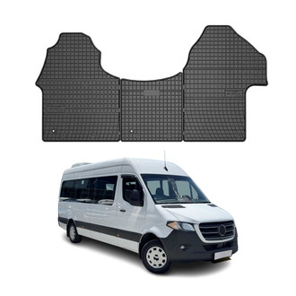 OMAC® - Classic 1st & 2nd Row Black Floor Mat Set