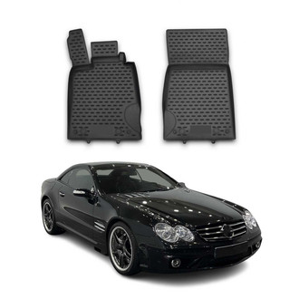 OMAC® - Classic 1st & 2nd Row Black Floor Mat Set