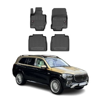 OMAC® - Premium 1st & 2nd Row Black Floor Mat Set