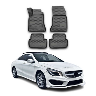 OMAC® - Classic 1st & 2nd Row Black Floor Mat Set