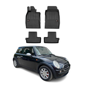 OMAC® - Premium 1st & 2nd Row Black Floor Mat Set