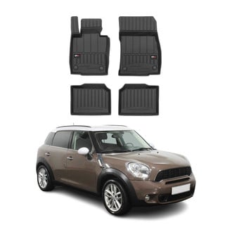 OMAC® - Premium 1st & 2nd Row Black Floor Mat Set