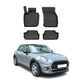 OMAC® - Premium 1st & 2nd Row Black Floor Mat Set