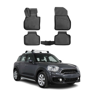 OMAC® - Classic 1st & 2nd Row Black Floor Mat Set