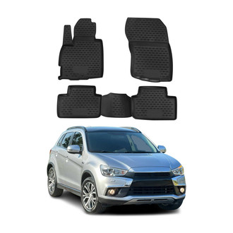 OMAC® - Classic 1st & 2nd Row Black Floor Mat Set