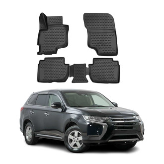 OMAC® - Classic 1st & 2nd Row Black Floor Mat Set