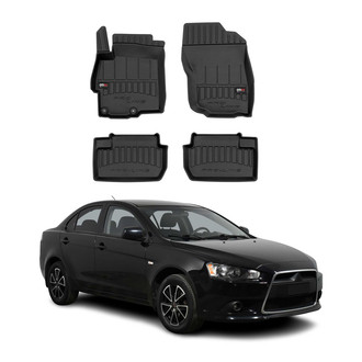 OMAC® - Premium 1st & 2nd Row Black Floor Mat Set