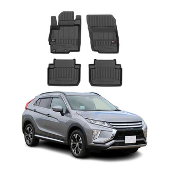 OMAC® - Premium 1st & 2nd Row Black Floor Mat Set