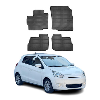 OMAC® - Classic 1st & 2nd Row Black Floor Mat Set