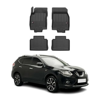 OMAC® - Premium 1st & 2nd Row Black Floor Mat Set