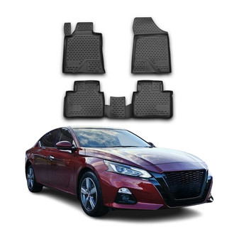 OMAC® - Classic 1st & 2nd Row Black Floor Mat Set