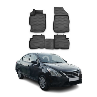 OMAC® - Classic 1st & 2nd Row Black Floor Mat Set