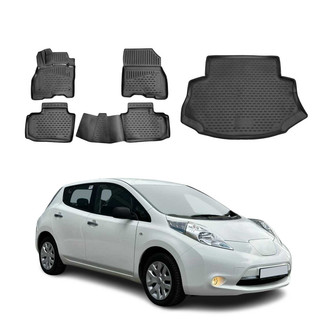 OMAC® - Classic 1st, 2nd Row & Cargo Black Floor Mat and Cargo Liner Set