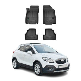 OMAC® - Premium 1st & 2nd Row Black Floor Mat Set