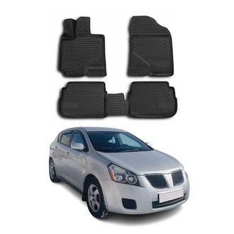 OMAC® - Classic 1st & 2nd Row Black Floor Mat Set