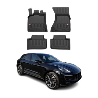 OMAC® - Premium 1st & 2nd Row Black Floor Mat Set