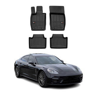 OMAC® - Premium 1st & 2nd Row Black Floor Mat Set