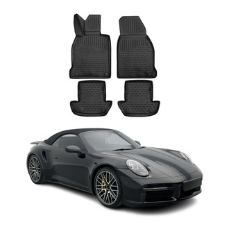 OMAC® - Classic 1st & 2nd Row Black Floor Mat Set