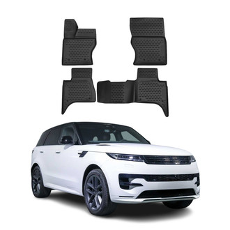 OMAC® - Classic 1st & 2nd Row Black Floor Mat Set
