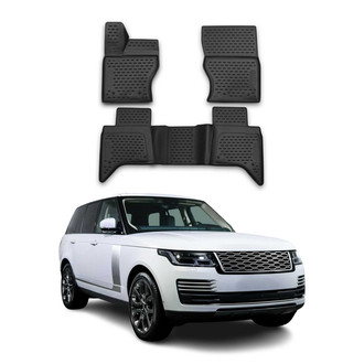 OMAC® - Classic 1st & 2nd Row Black Floor Mat Set