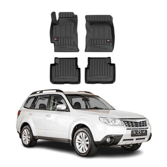 OMAC® - Premium 1st & 2nd Row Black Floor Mat Set