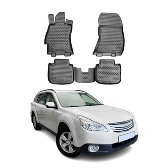 OMAC® - Classic 1st & 2nd Row Black Floor Mat Set
