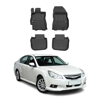 OMAC® - Premium 1st & 2nd Row Black Floor Mat Set