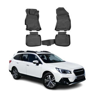 OMAC® - Classic 1st & 2nd Row Black Floor Mat Set
