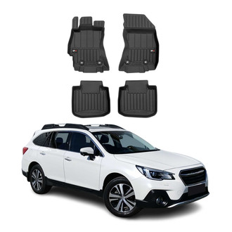 OMAC® - Premium 1st & 2nd Row Black Floor Mat Set