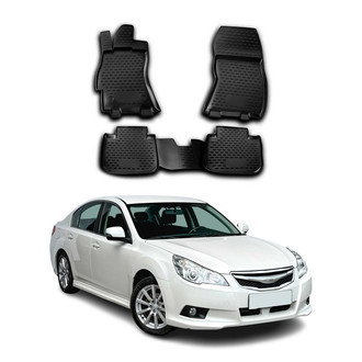 OMAC® - Classic 1st & 2nd Row Black Floor Mat Set