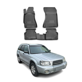 OMAC® - Classic 1st & 2nd Row Black Floor Mat Set