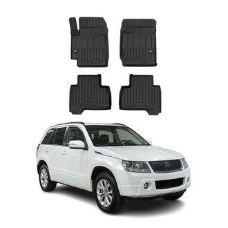 OMAC® - Premium 1st & 2nd Row Black Floor Mat Set