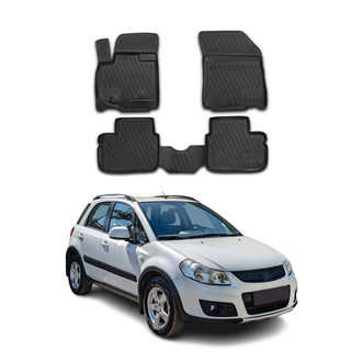 OMAC® - Classic 1st & 2nd Row Black Floor Mat Set