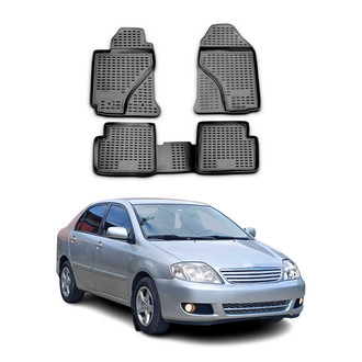 OMAC® - Classic 1st & 2nd Row Black Floor Mat Set