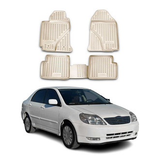OMAC® - Classic 1st & 2nd Row Beige Floor Mat Set