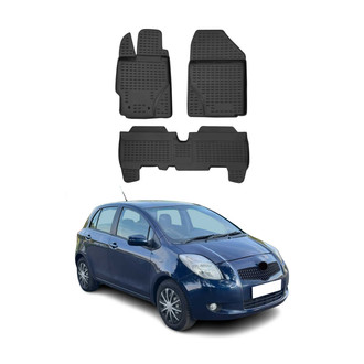 OMAC® - Classic 1st & 2nd Row Black Floor Mat Set