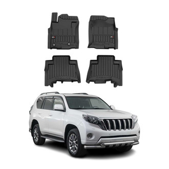 OMAC® - Premium 1st & 2nd Row Black Floor Mat Set