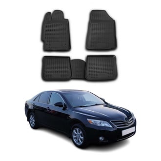 OMAC® - Classic 1st & 2nd Row Black Floor Mat Set