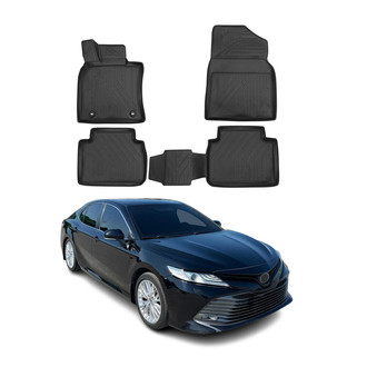 OMAC® - Classic 1st & 2nd Row Black Floor Mat Set
