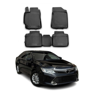 OMAC® - Classic 1st & 2nd Row Black Floor Mat Set
