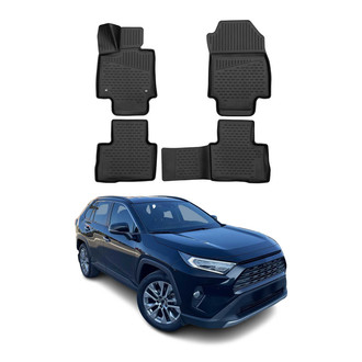OMAC® - Classic 1st & 2nd Row Black Floor Mat Set