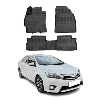 OMAC® - Classic 1st & 2nd Row Black Floor Mat Set